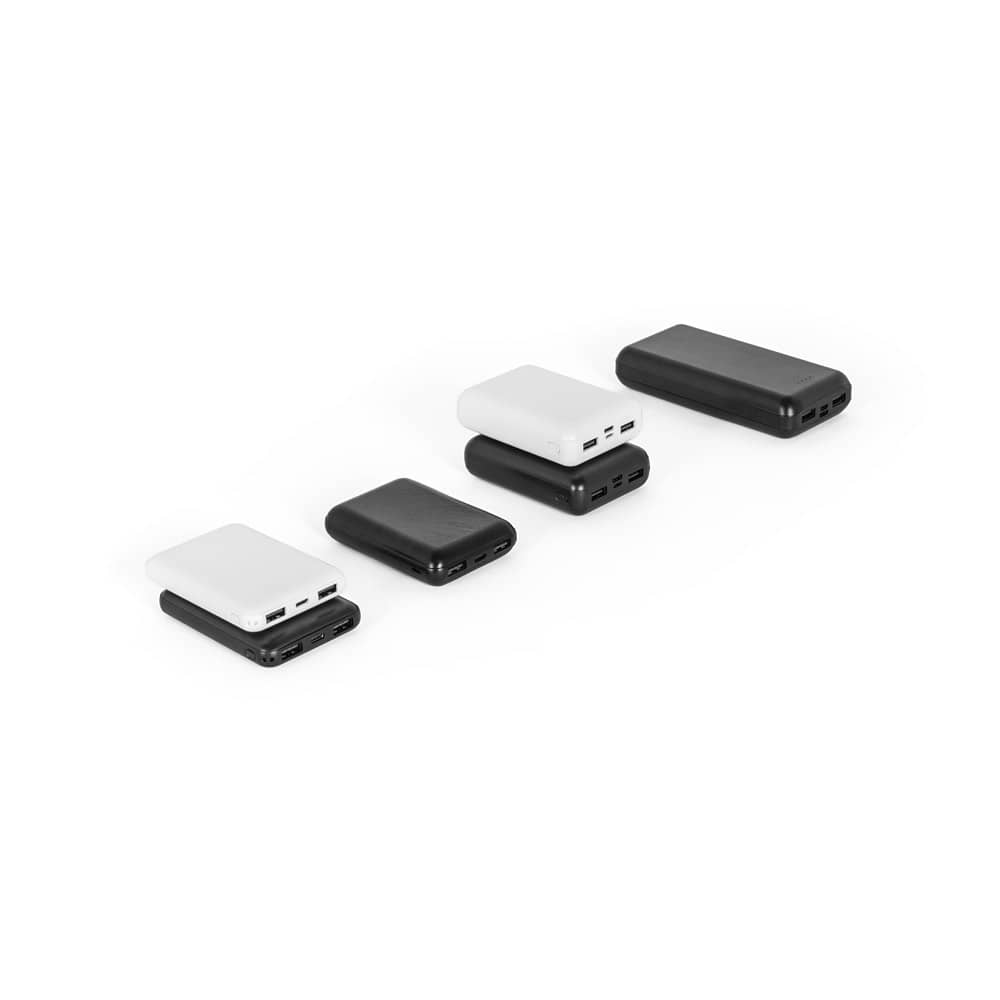 Bateria portáti em ABS 100% reciclado (10'000 mAh)