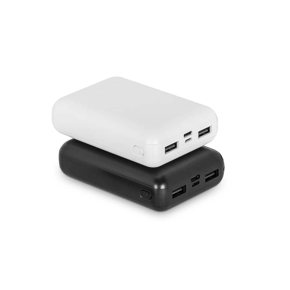 Bateria portáti em ABS 100% reciclado (10'000 mAh)