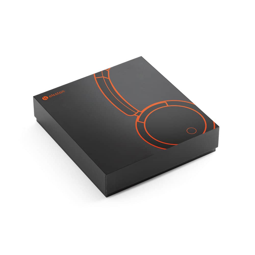 Fones de ouvido sem fios com autonomia de 16h, em ABS e tecido