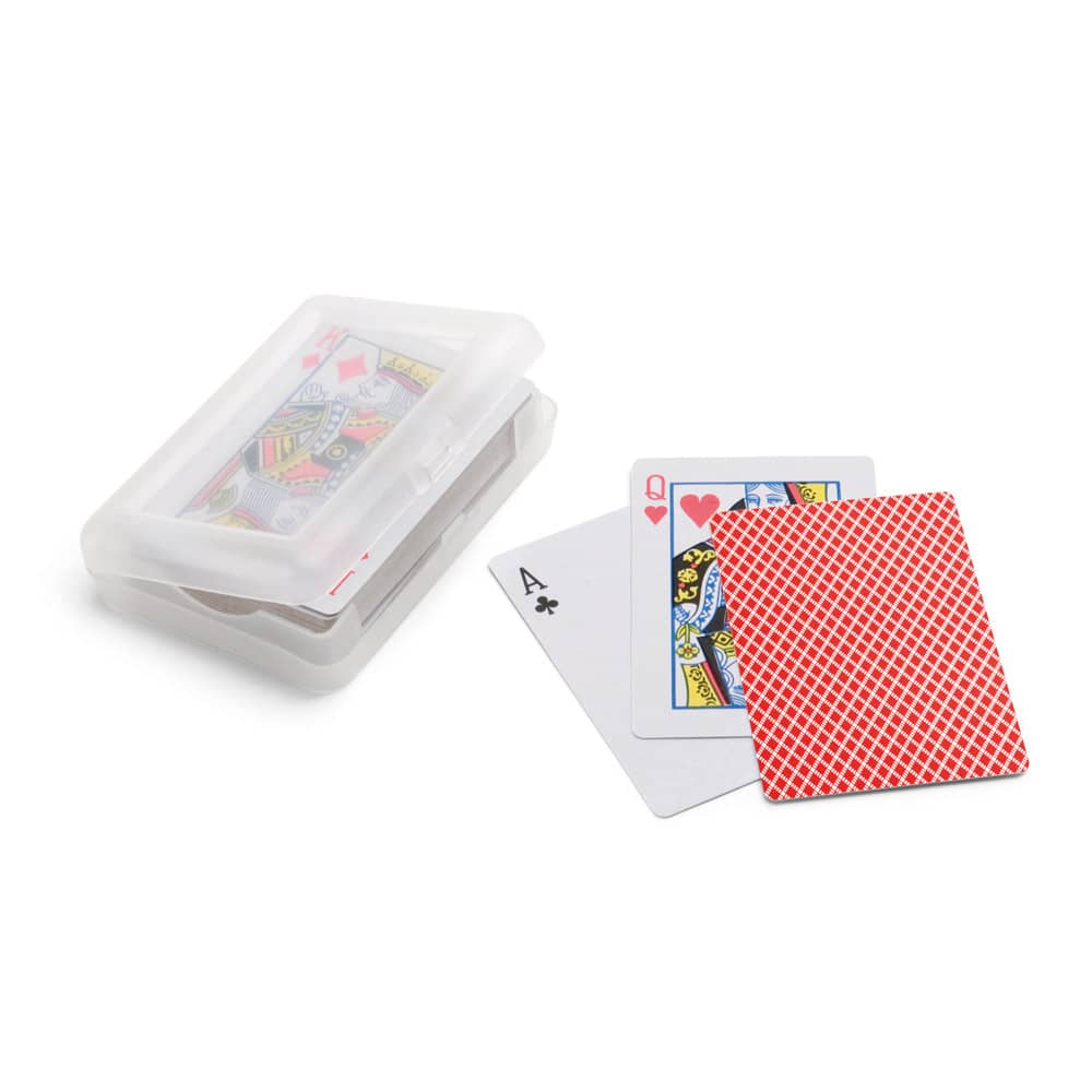 Baralho de 54 cartas em papel plastificado
