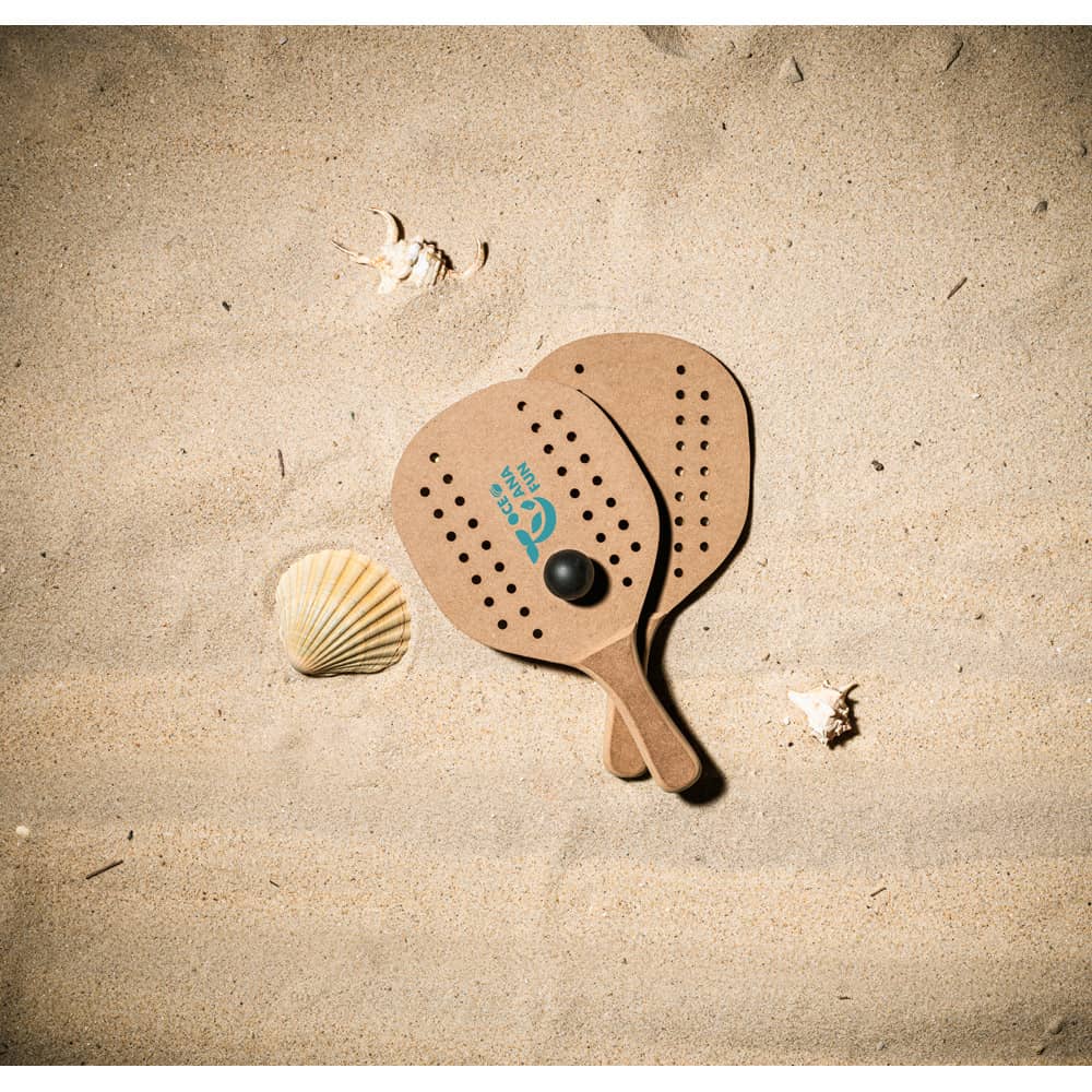 Raquetes de praia em MDF