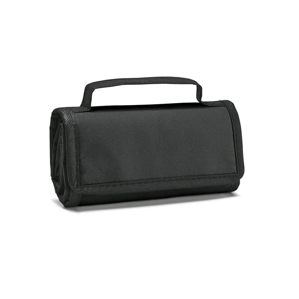 Cooler. Bolsa térmica dobrável em non-woven (80 g/m²) com fecho aderente 3 L