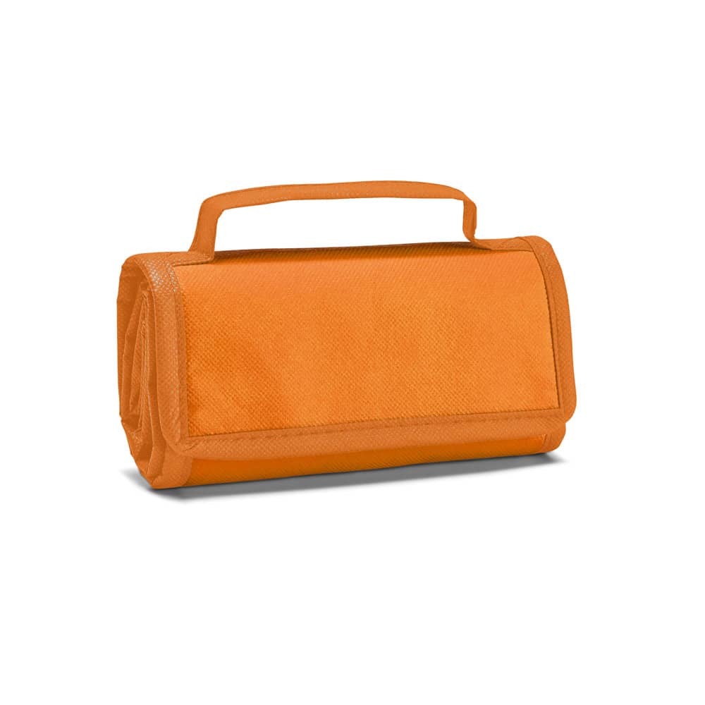 Cooler. Bolsa térmica dobrável em non-woven (80 g/m²) com fecho aderente 3 L