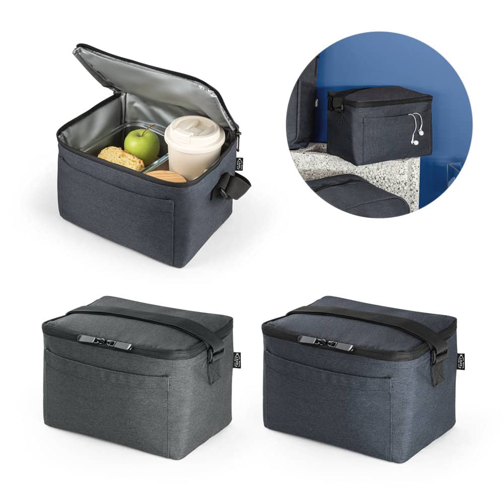 REPURPOSE COOLER. Cooler. Bolsa térmica em poliéster reciclado 600D com interior forrado em PEVA 6 L