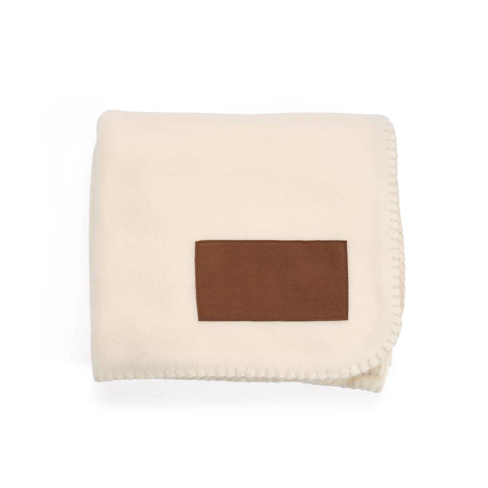 Manta em tecido polar, 100% poliéster reciclado (100% rPET) (140 g/m²)