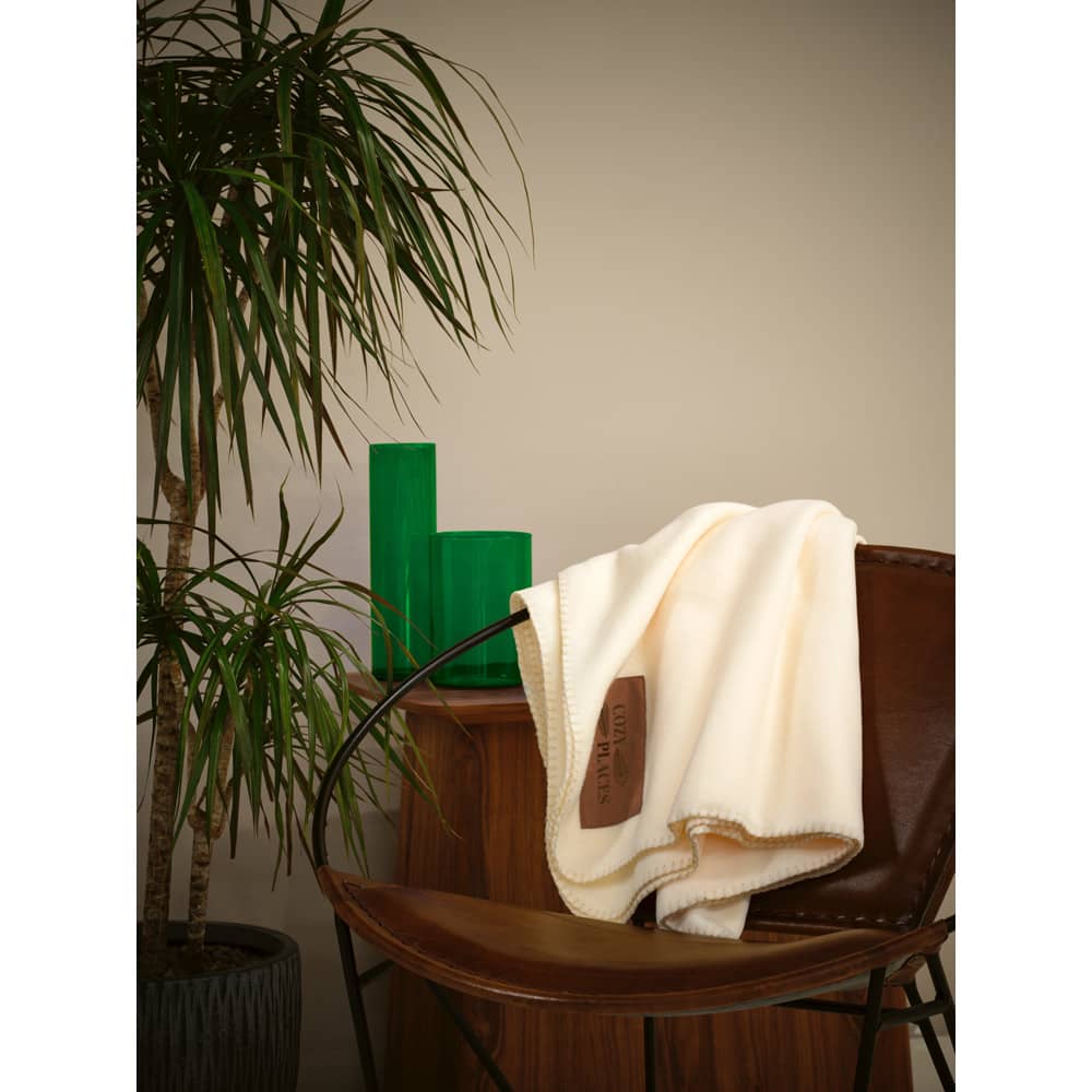Manta em tecido polar, 100% poliéster reciclado (100% rPET) (140 g/m²)