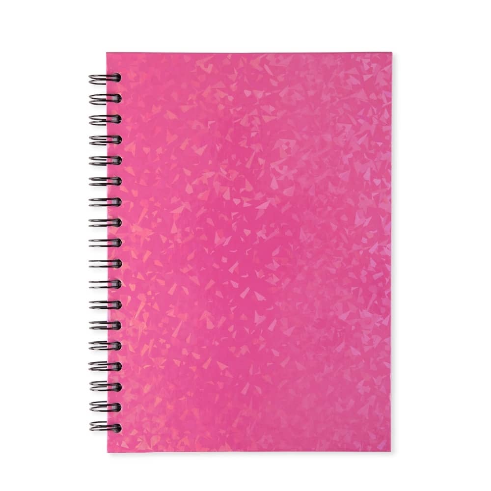 Caderno Holográfico Com Pauta