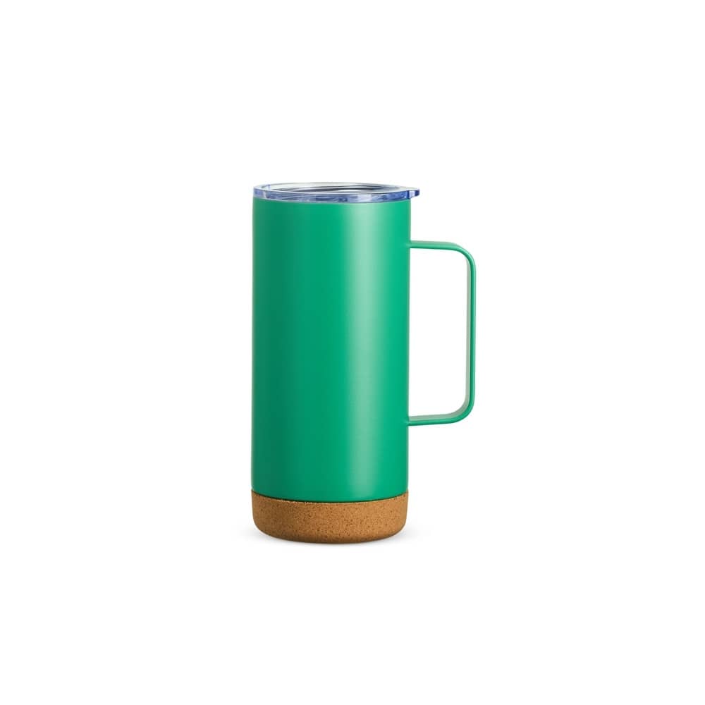 CANECA TÉRMICA COM CORTIÇA DE 500ML