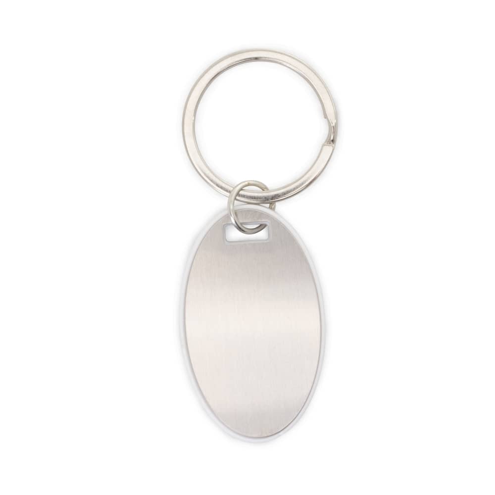 CHAVEIRO OVAL PLASTICO/METAL