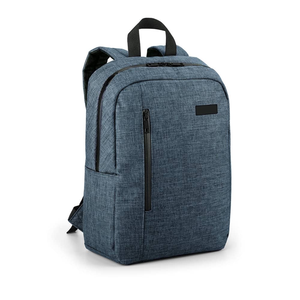 SHADES PLATE. Mochila para notebook (14'') em 600D de alta densidade com placa para personalização (12 L)