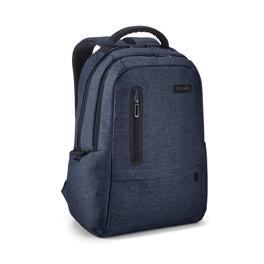 Mochila para notebook (17'') em Nylon 2Tone impermeável com dois compartimentos forrados e almofadados (20 L)