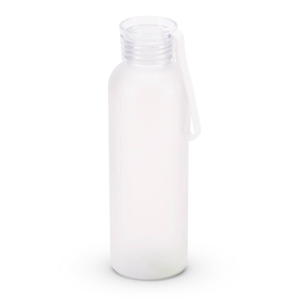 Squeeze esportiva em PET 100% reciclado, com acabamento fosco (600 mL)