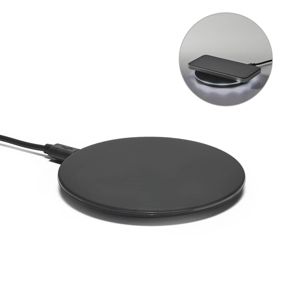 BURNELL BK. Carregador por indução super-rápido em ABS (15W)