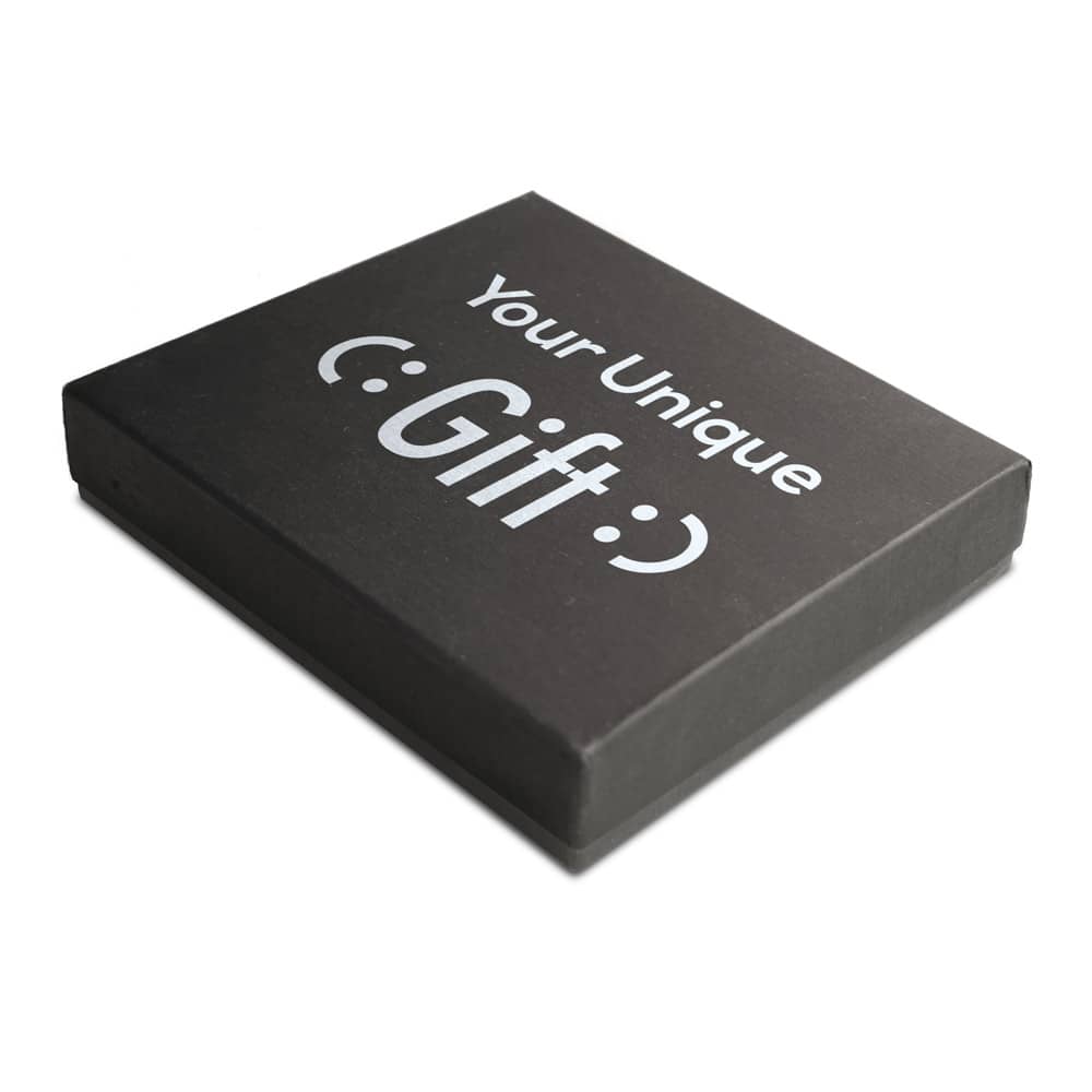 Caixa para 1 caderno A5 e 1 caneta esferográfica