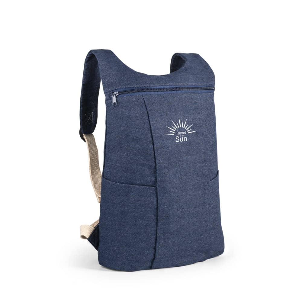 Mochila casual em denim reciclado 8 L (300 g/m²)