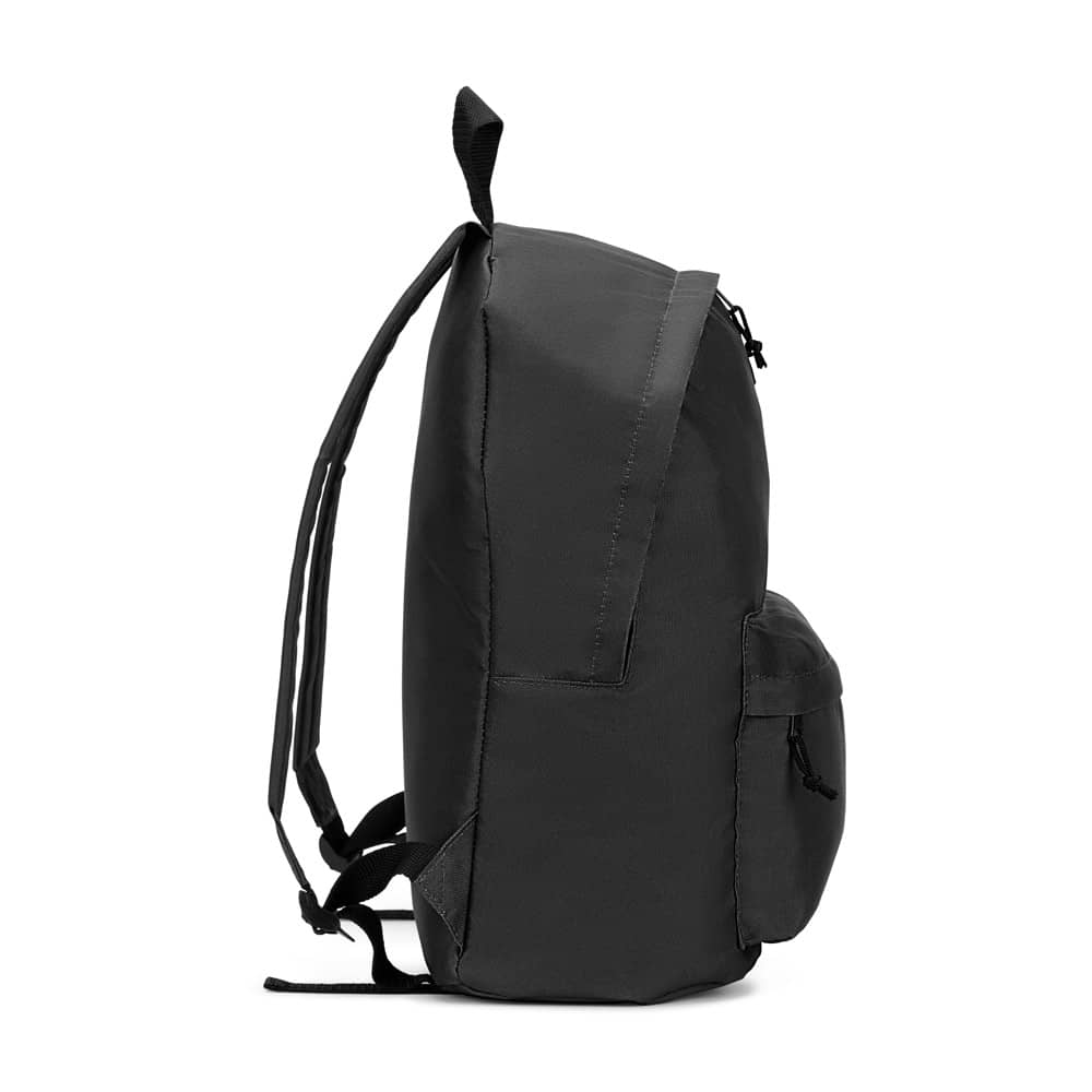 Mochila em poliéster reciclado 600D com bolso frontal espaçoso (20 L)