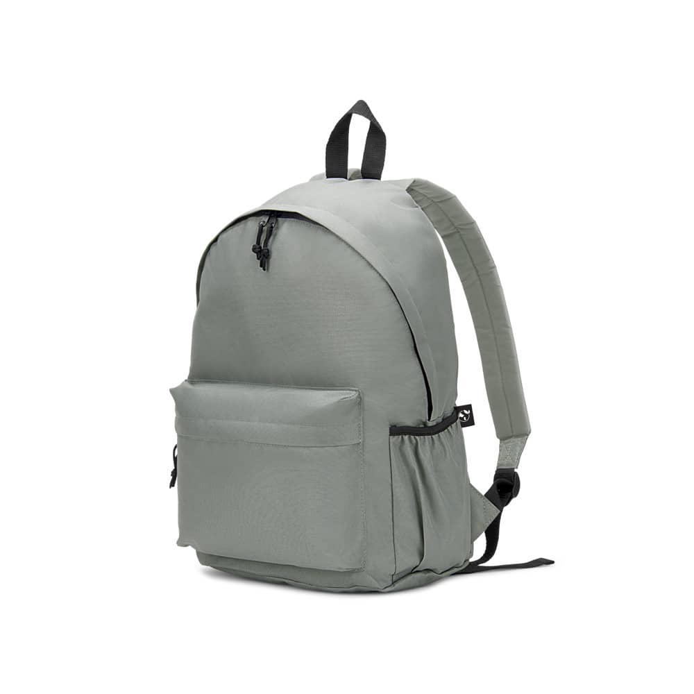 Mochila em poliéster reciclado 600D com bolso frontal espaçoso (20 L)
