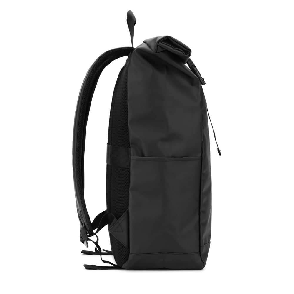 OSASCO BPACK. Mochila "Roll top" (14") em poliéster reciclado 600D de alta densidade com revestimento resistente à água (20 L)
