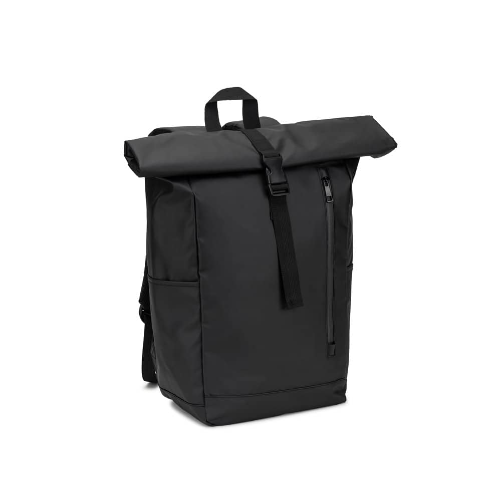 OSASCO BPACK. Mochila "Roll top" (14") em poliéster reciclado 600D de alta densidade com revestimento resistente à água (20 L)