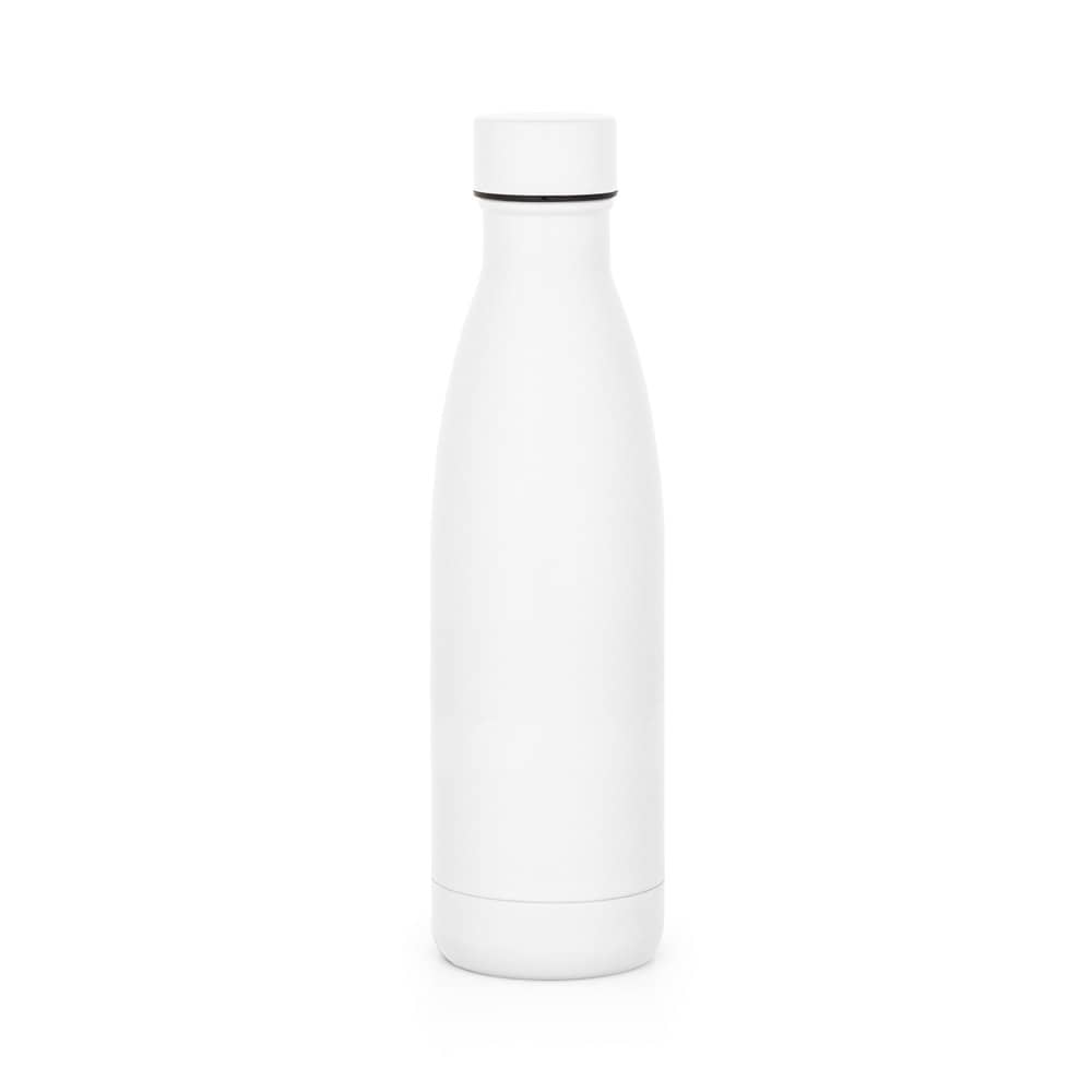 Garrafa térmica em aço inox 90% reciclado de parede dupla isolada a vácuo, com acabamento em mate (520 mL)