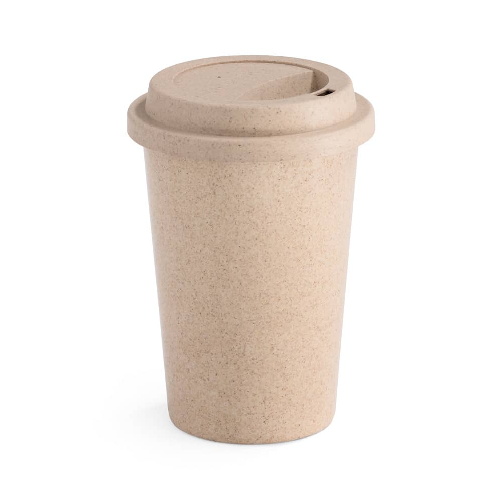 Copo para viagem em fibra de bambu (60%) e PP (40%) (450 mL)