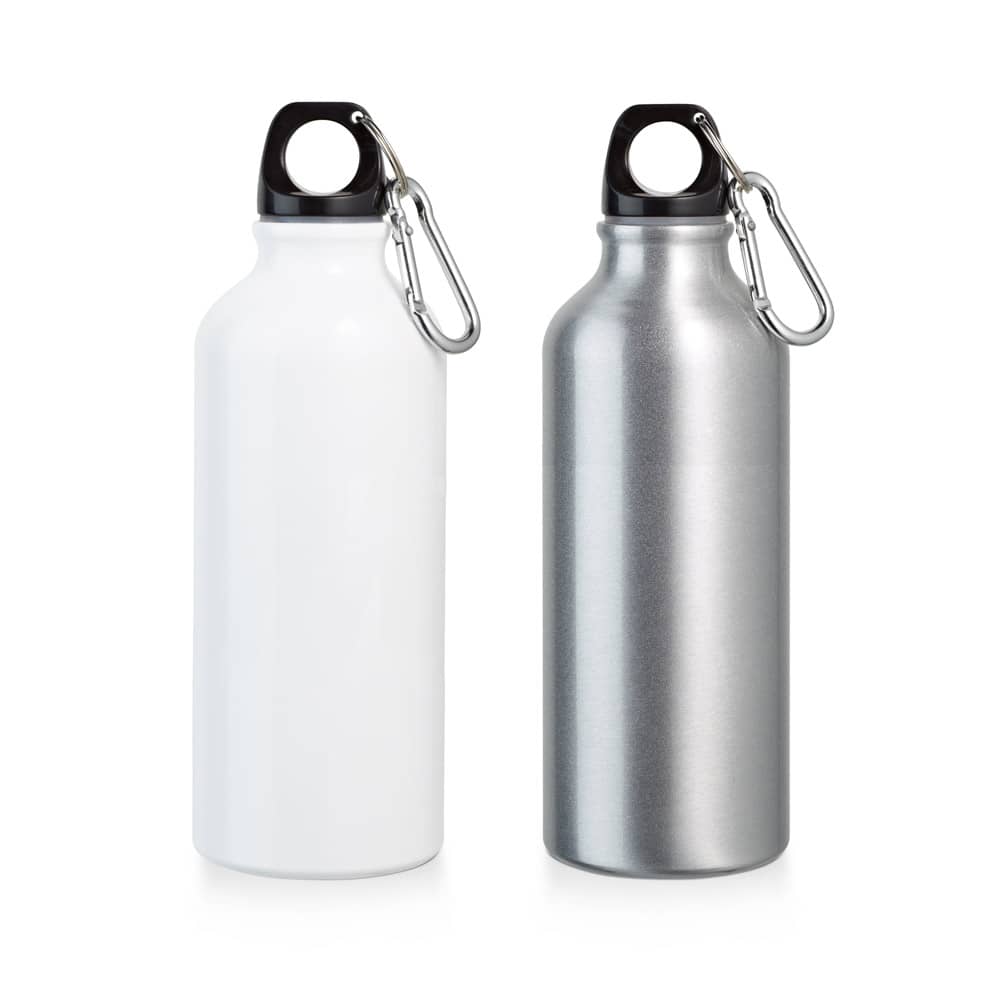 Squeeze em alumínio para sublimação com mosquetão (500 mL)