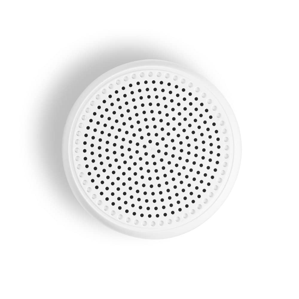 Caixa de som portátil com faixa LED exterio e autonomia de 4h, em ABS 100% reciclado