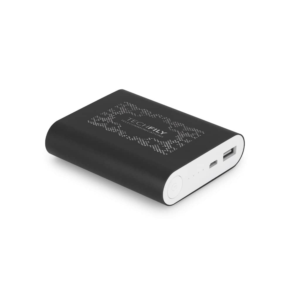 Bateria portátil em alumínio e bateria de lítio (8'000 mAh)